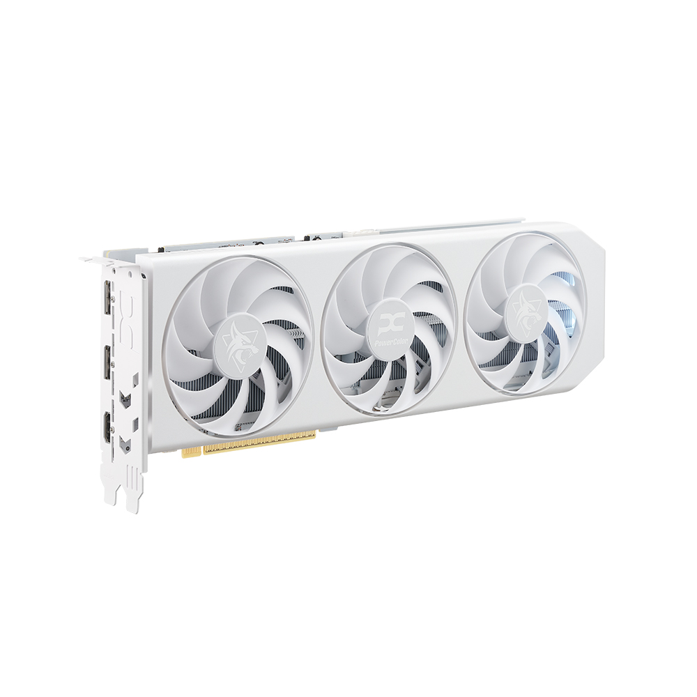 グラフィックボード・グラボ・ビデオカード Hellhound Spectral White RX 9060 XT 16GB AMD Radeon RX 9060 XT搭載〈Hellhound〉シリーズのWhiteモデル